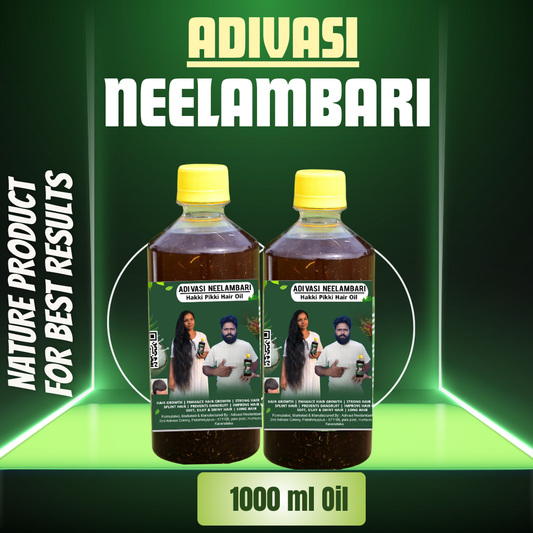 🔶1000ml Adivasi Neelambari Herbal Hair Oil